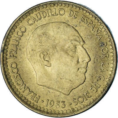 España, 
            
               1 Peseta, 
            
               1953