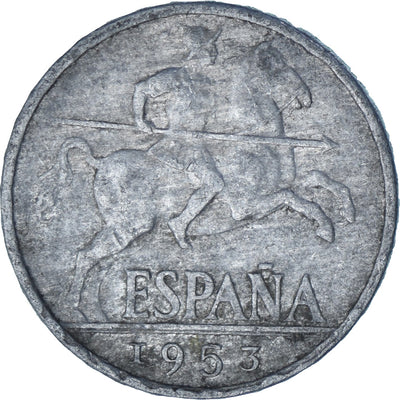 España, 
            
               10 Centimos, 
            
               1953