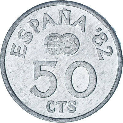 España, 
            
               50 Centimos, 
            
               1980