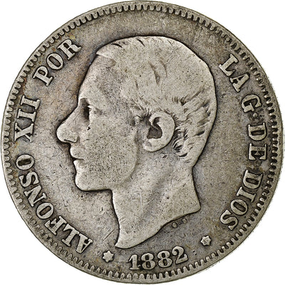 Moneda, 
            
               España, 
            
               Alfonso XII