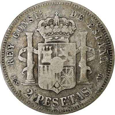 Moneda, 
            
               España, 
            
               Alfonso XII