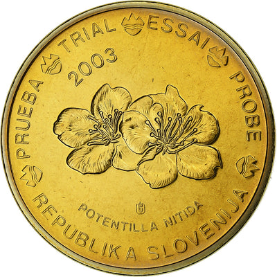 Eslovenia, 
            
               50 Euro Cent, 
            
               Essai-Trial