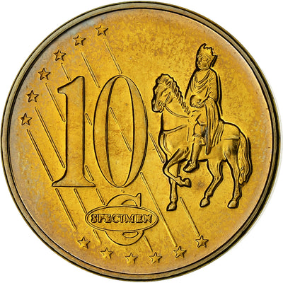 Eslovenia, 
            
               10 Euro Cent, 
            
               unofficial private coin