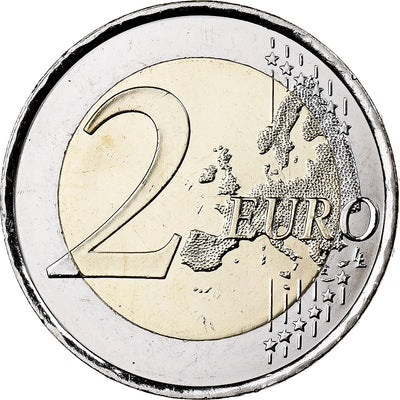 España, 
            
               2 Euro, 
            
               Colourized