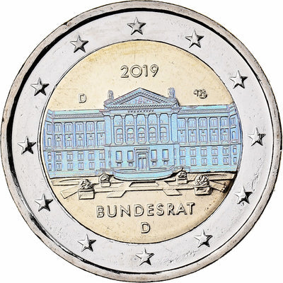 Alemania, 
            
               2 Euro, 
            
               Bundesrat