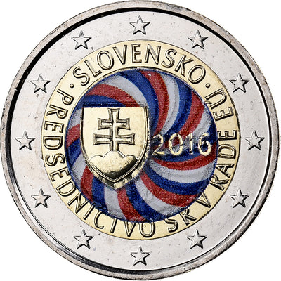 Eslovaquia, 
            
               2 Euro, 
            
               Présidence de l'UE