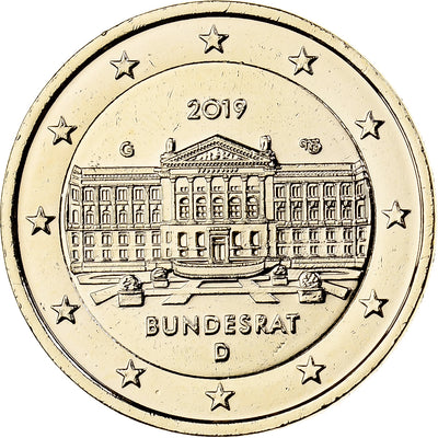 Alemania, 
            
               2 Euro, 
            
               Fantaisy coinage .Dorée