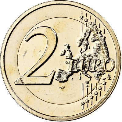 Letonia, 
            
               2 Euro, 
            
               Fantaisy coinage .Dorée