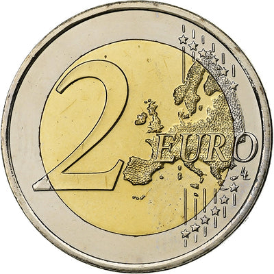 Luxemburgo, 
            
               2 Euro, 
            
               Grand-Duc Henri