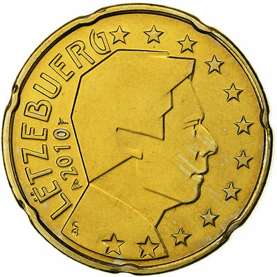 Luxemburgo, 
            
               20 Euro Cent, 
            
               2010