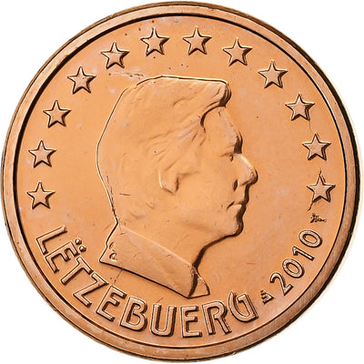 Luxemburgo, 
            
               Euro Cent, 
            
               2010