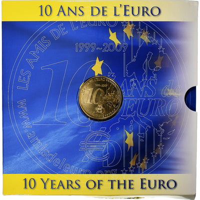 Unión Europea, 
            
               Euro set 20 x 2€ + token, 
            
               10 ANS DE L'EURO