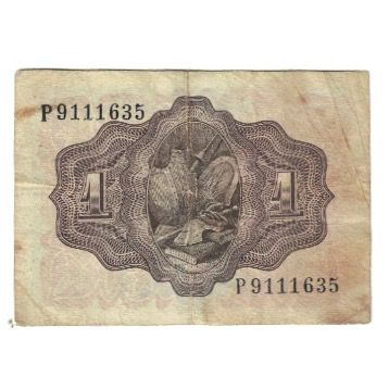 Billete, 
            
               1 Peseta, 
            
               1951