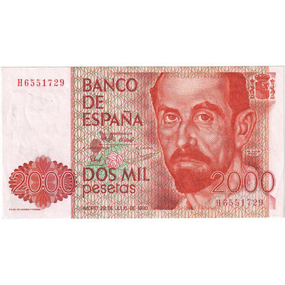 2000 Pesetas, 
            
               1980, 
            
               España