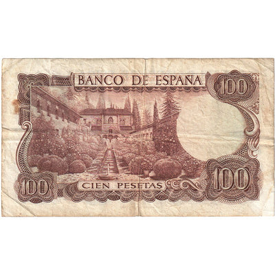 100 Pesetas, 
            
               1974, 
            
               España