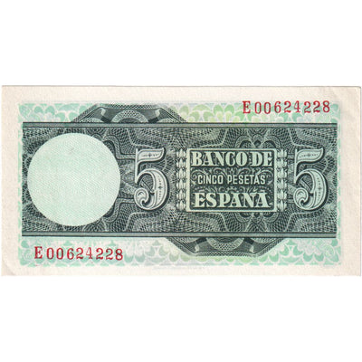 España, 
            
               5 Pesetas, 
            
               1948-03-05