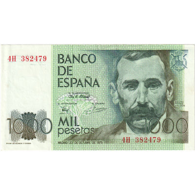 España, 
            
               1000 Pesetas, 
            
               1979-10-23