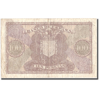 Billete, 
            
               100 Pesetas, 
            
               1940