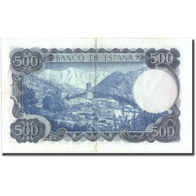 Billete, 
            
               500 Pesetas, 
            
               1973