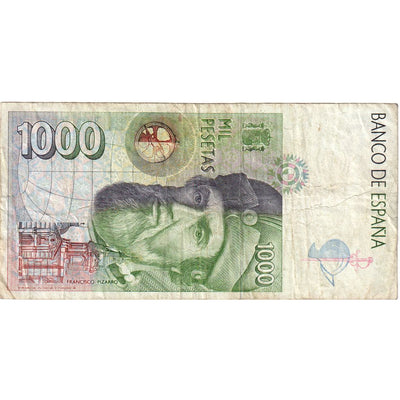 1000 Pesetas, 
            
               España, 
            
               KM:163