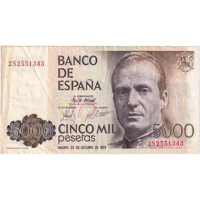 5000 Pesetas, 
            
               1979, 
            
               España