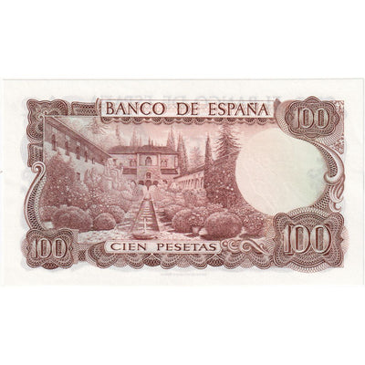 100 Pesetas, 
            
               1970, 
            
               España