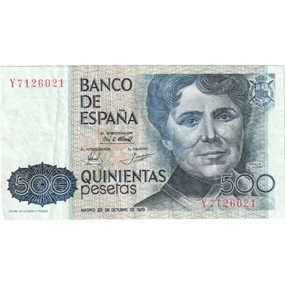 España, 
            
               500 Pesetas, 
            
               1979-10-23