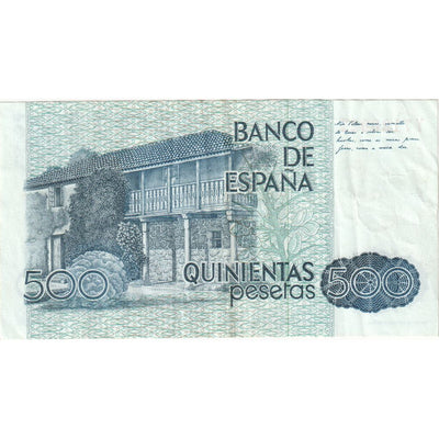 España, 
            
               500 Pesetas, 
            
               1979-10-23