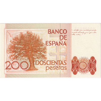 200 Pesetas, 
            
               1980, 
            
               España