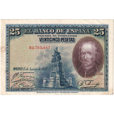 25 Pesetas, 
            
               1928, 
            
               España