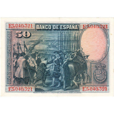 50 Pesetas, 
            
               1928, 
            
               España