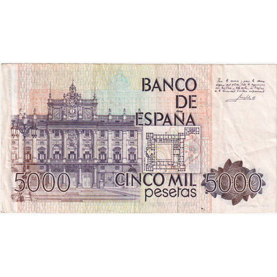 España, 
            
               5000 Pesetas, 
            
               1979-10-23