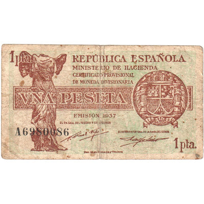 España, 
            
               1 Peseta, 
            
               BC