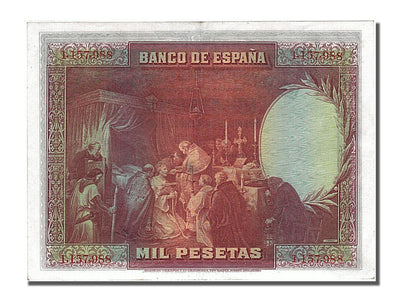 Billete, 
            
               1000 Pesetas, 
            
               1928