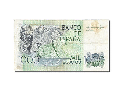 Billete, 
            
               1000 Pesetas, 
            
               1982-1987