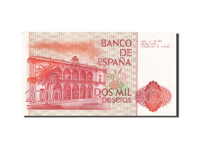 Billete, 
            
               2000 Pesetas, 
            
               1982-1987