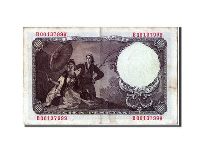 Billete, 
            
               100 Pesetas, 
            
               1946