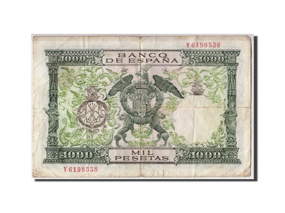 Billete, 
            
               1000 Pesetas, 
            
               1957