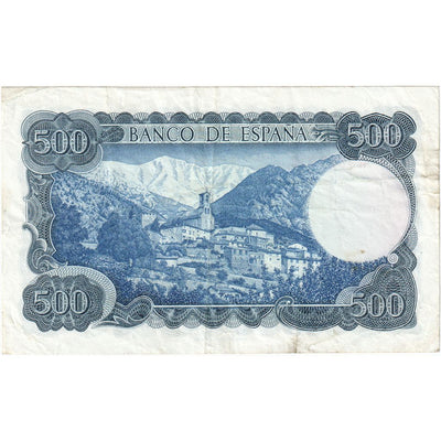 500 Pesetas, 
            
               1971, 
            
               España