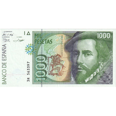 España, 
            
               1000 Pesetas, 
            
               1992-10-12