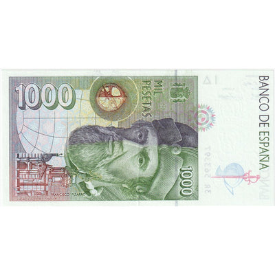 España, 
            
               1000 Pesetas, 
            
               1992-10-12