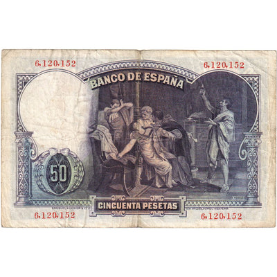 España, 
            
               50 Pesetas, 
            
               1931-04-25