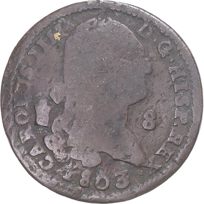 Moneda, 
            
               España, 
            
               Charles IV