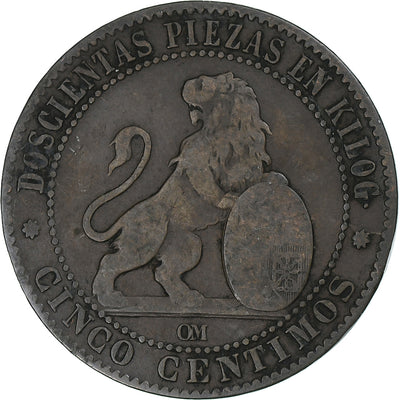 España, 
            
               Provisional Government, 
            
               5 Centimos