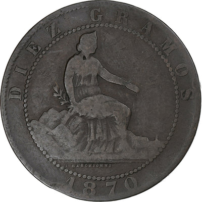 España, 
            
               Provisional Government, 
            
               10 Centimos