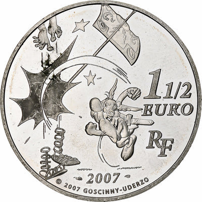 Francia, 
            
               1 1/2 Euro, 
            
               Astérix