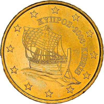 Chipre, 
            
               50 Euro Cent, 
            
               Kyrenia ship