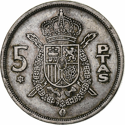 España, 
            
               Juan Carlos I, 
            
               5 Pesetas