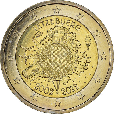 Luxemburgo, 
            
               2 Euro, 
            
               €uro 2002-2012