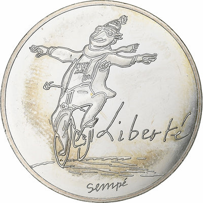 Francia, 
            
               10 Euro, 
            
               Sempé - Hiver - Liberté